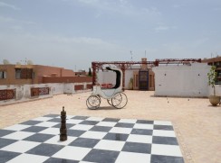 photo de la terrasse de notre agence de Marrakech